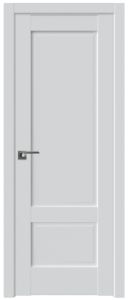 Межкомнатная дверь ПВХ Скинни-33, остеклённая, беленый дуб