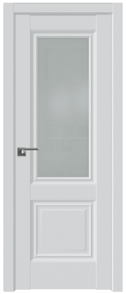 Межкомнатная дверь Порта-22, остеклённая, Snow Veralinga