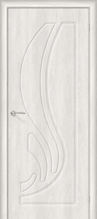 Межкомнатная дверь SCANDI S Z1, остеклённая, эмалит белый RAL-9003