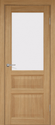 Межкомнатная дверь Тренд-12, остеклённая, 3D Wenge