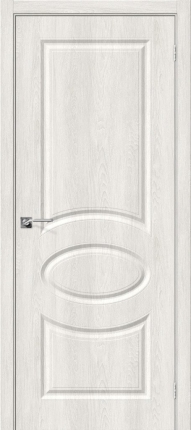 Межкомнатная дверь М 7, остеклённая, белый воск