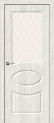 Межкомнатная дверь Порта-11, остеклённая, Cappuccino Veralinga
