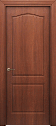 Межкомнатная дверь Вьюн, остеклённая, итальянский орех
