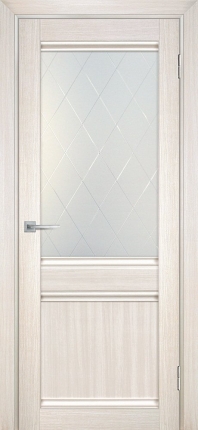 Межкомнатная дверь Premier 1, остеклённая, ясень графит