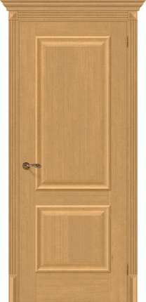 Межкомнатная дверь Диадема 1, остеклённая, беленый дуб